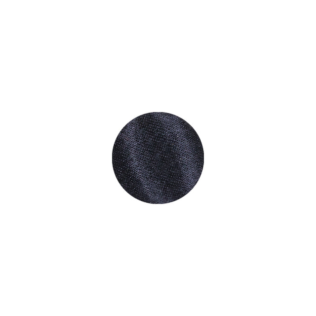 Mood Exclusive Navy Silk Covered Button - 18L/11.5mm