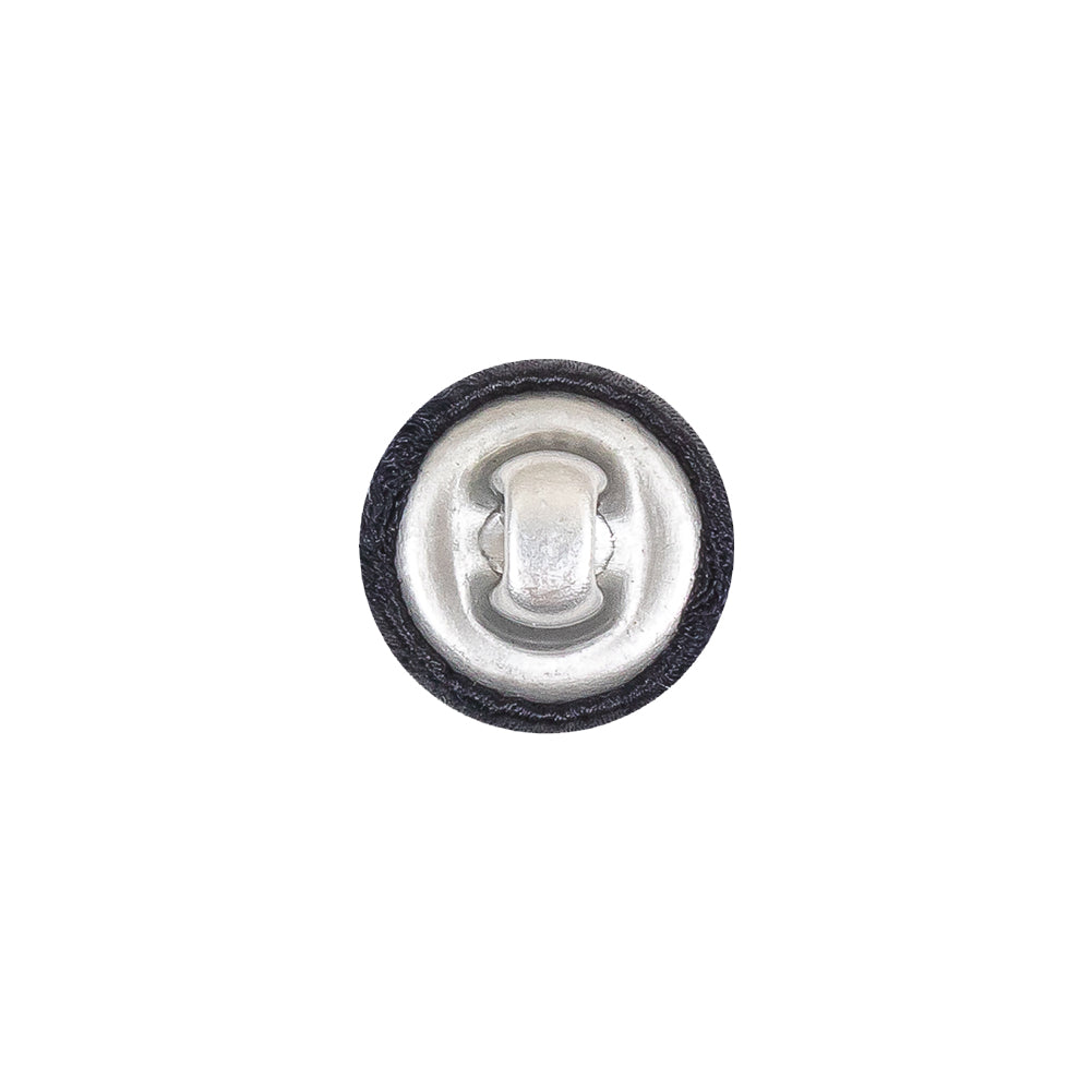Mood Exclusive Navy Silk Covered Button - 20L/12.5mm