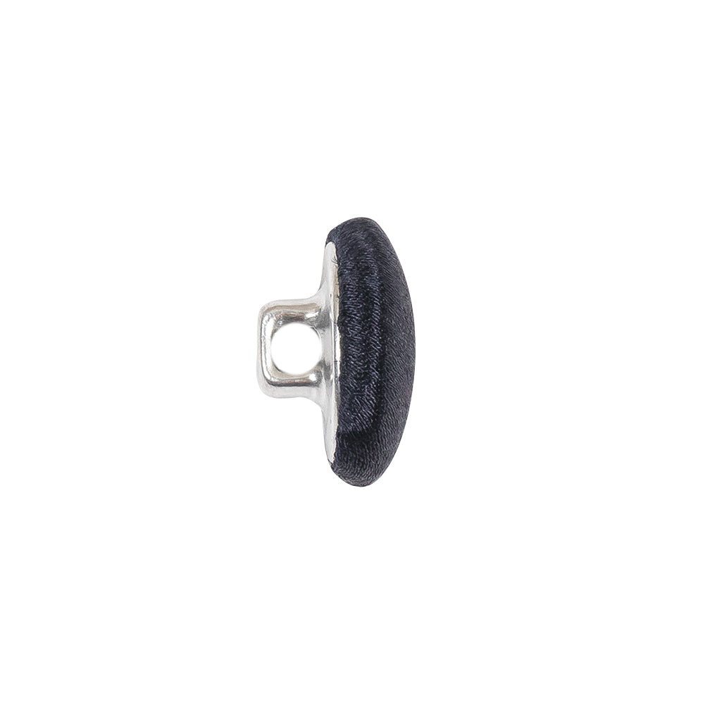 Mood Exclusive Navy Silk Covered Button - 24L/15mm