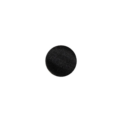 Mood Exclusive Black Silk Covered Button - 16L/10mm