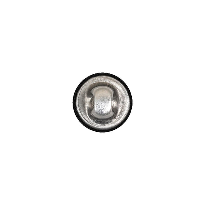 Mood Exclusive Black Silk Covered Button - 18L/11.5mm Detail