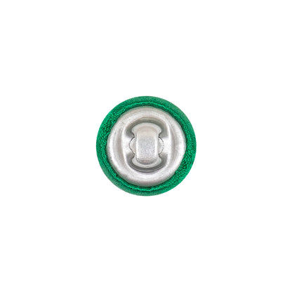 Mood Exclusive Kelly Green Silk Covered Button - 20L/12.5mm