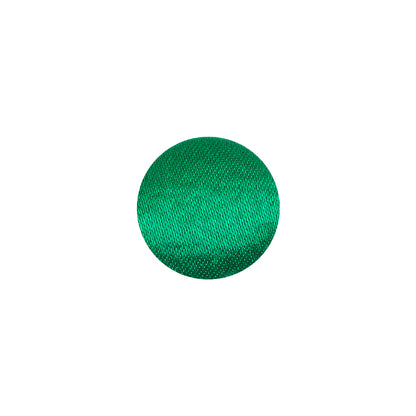 Mood Exclusive Kelly Green Silk Covered Button - 20L/12.5mm