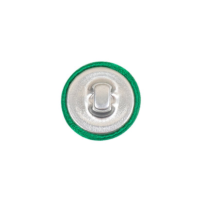 Mood Exclusive Kelly Green Silk Covered Button - 24L/15mm