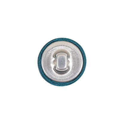 Mood Exclusive Deep Teal Silk Covered Button - 24L/15mm