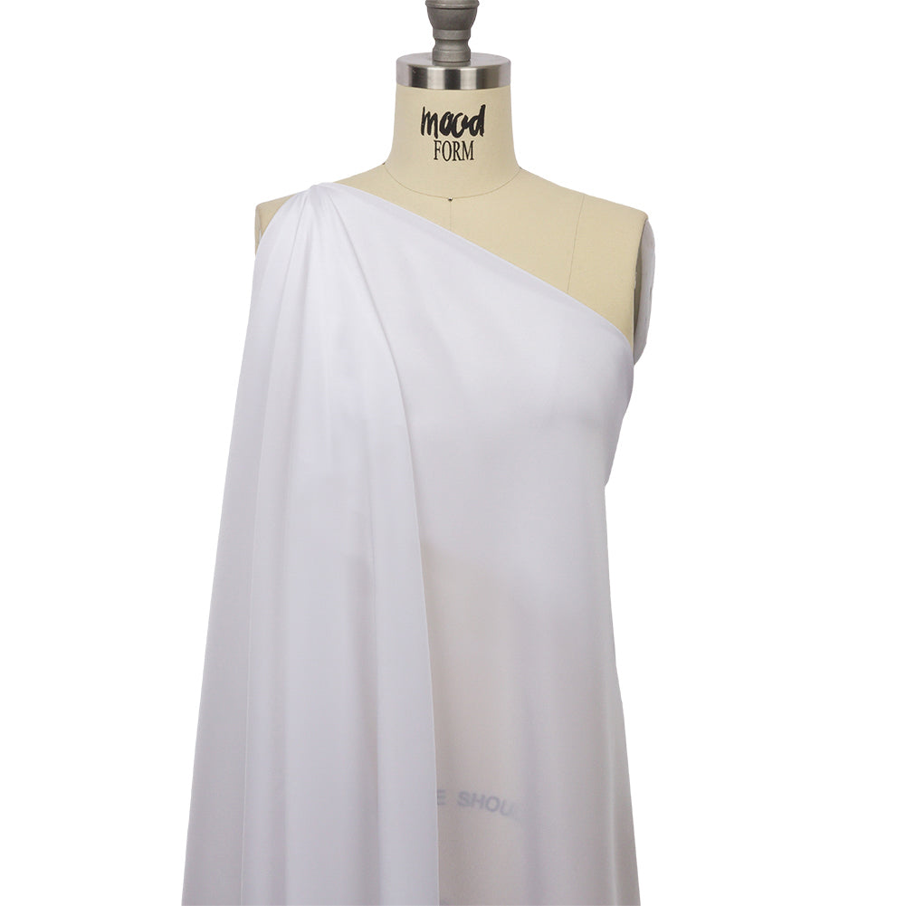 Silk Crepe de Chine - Bright White - Premium Collection