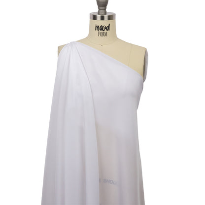 Silk Crepe de Chine - Bright White - Premium Collection