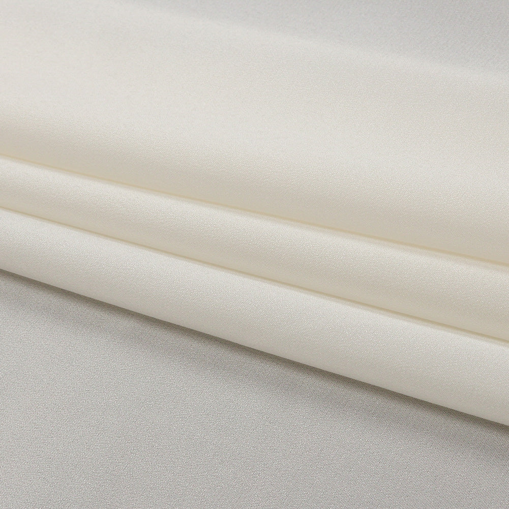 Crepé de China de seda - Blanco antiguo - Colección Premium