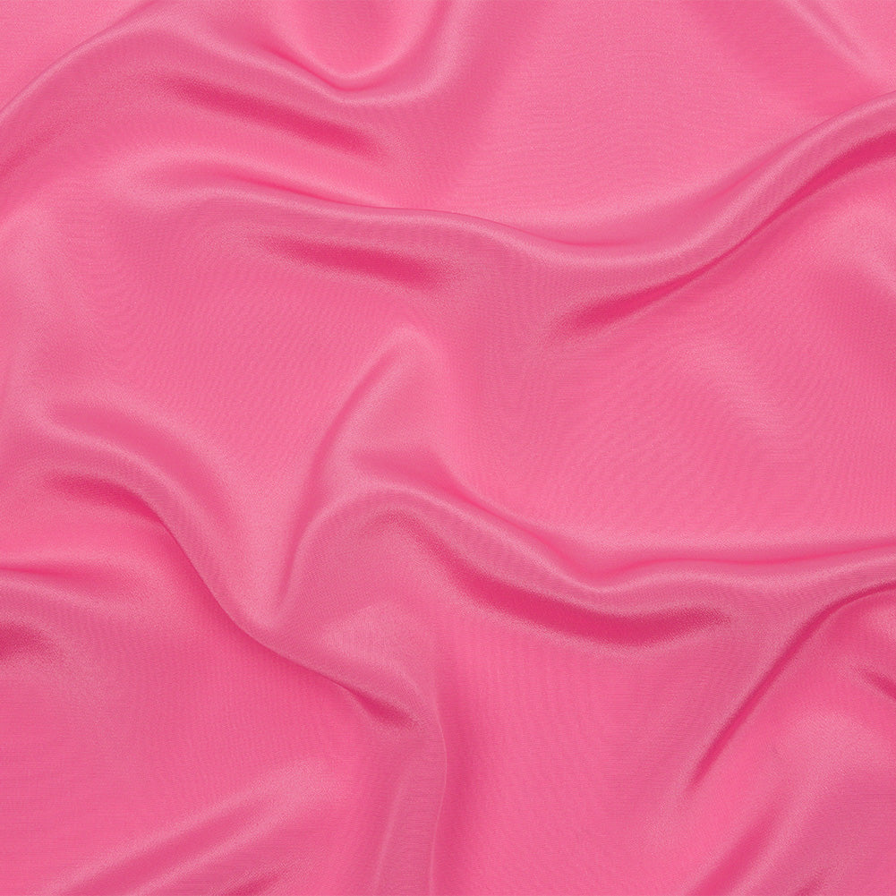 Silk Crepe de Chine - Carmine Rose - Premium Collection