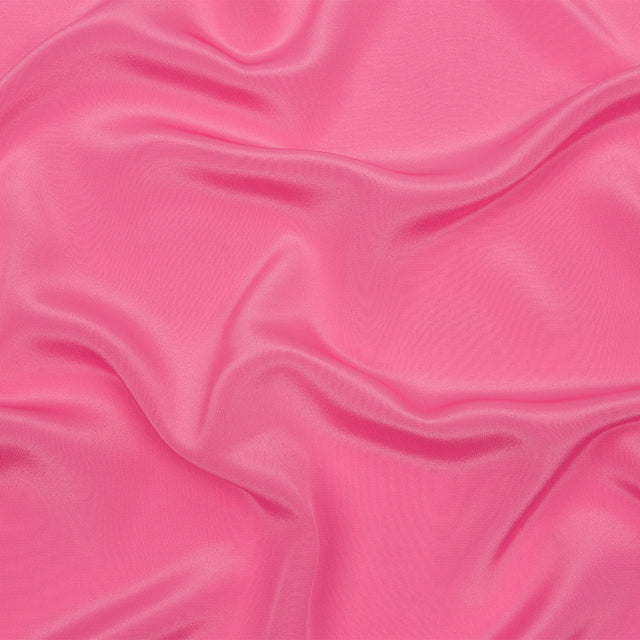 Silk Crepe de Chine - Carmine Rose - Premium Collection