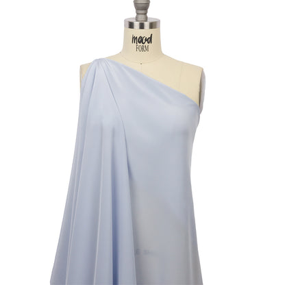 Silk Crepe de Chine - Icelandic Blue - Premium Collection