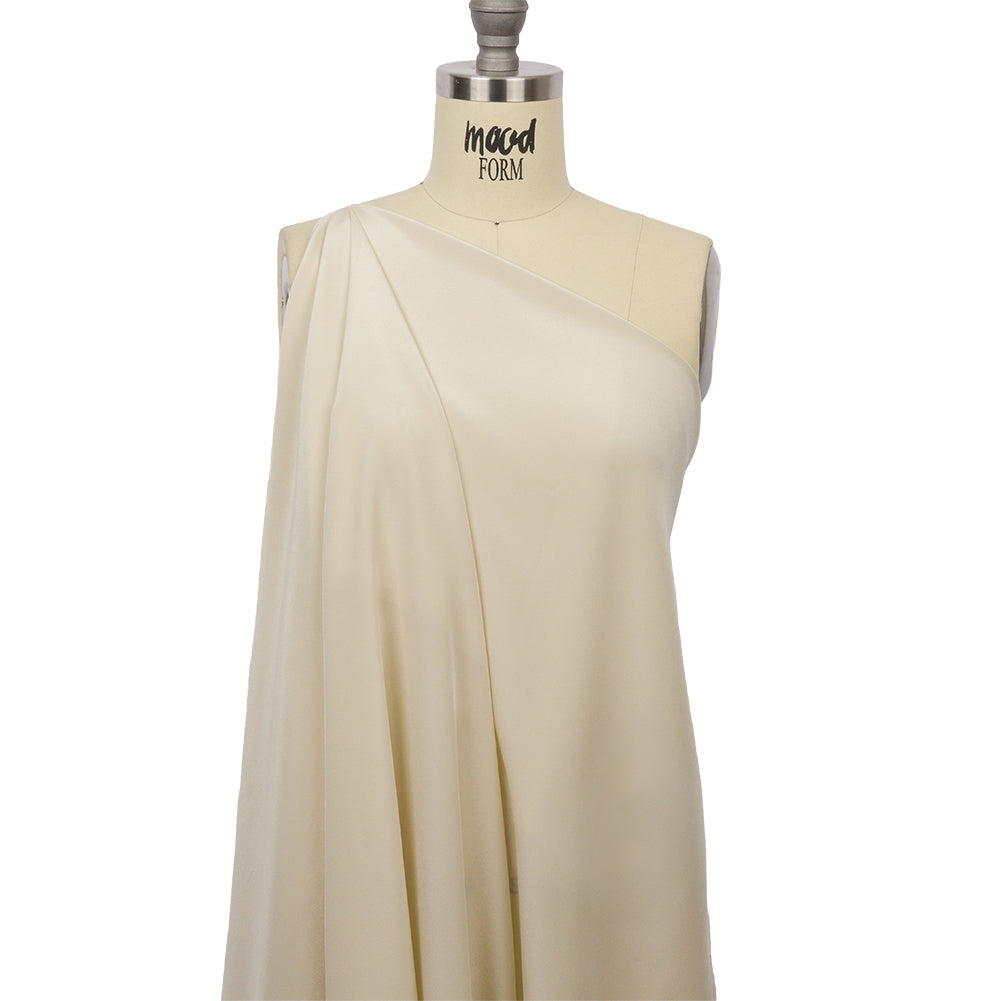 Silk Crepe de Chine - Ivory - Premium Collection Detail