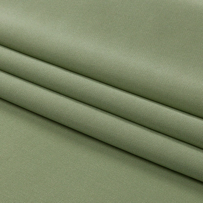 Silk Crepe de Chine - Oil Green - Premium Collection