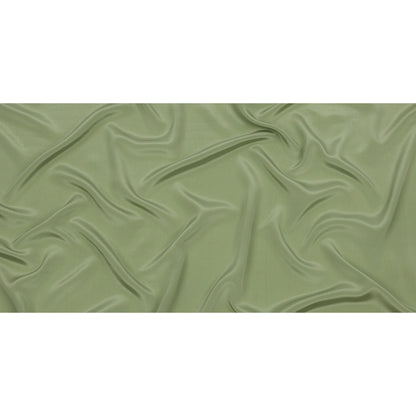 Silk Crepe de Chine - Oil Green - Premium Collection