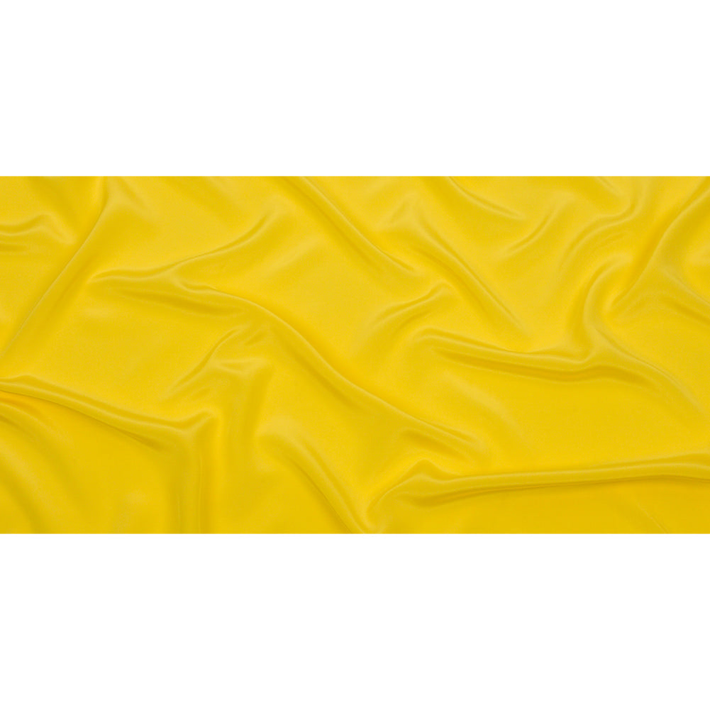 Crepé de China de seda - Amarillo mantequilla - Colección Premium