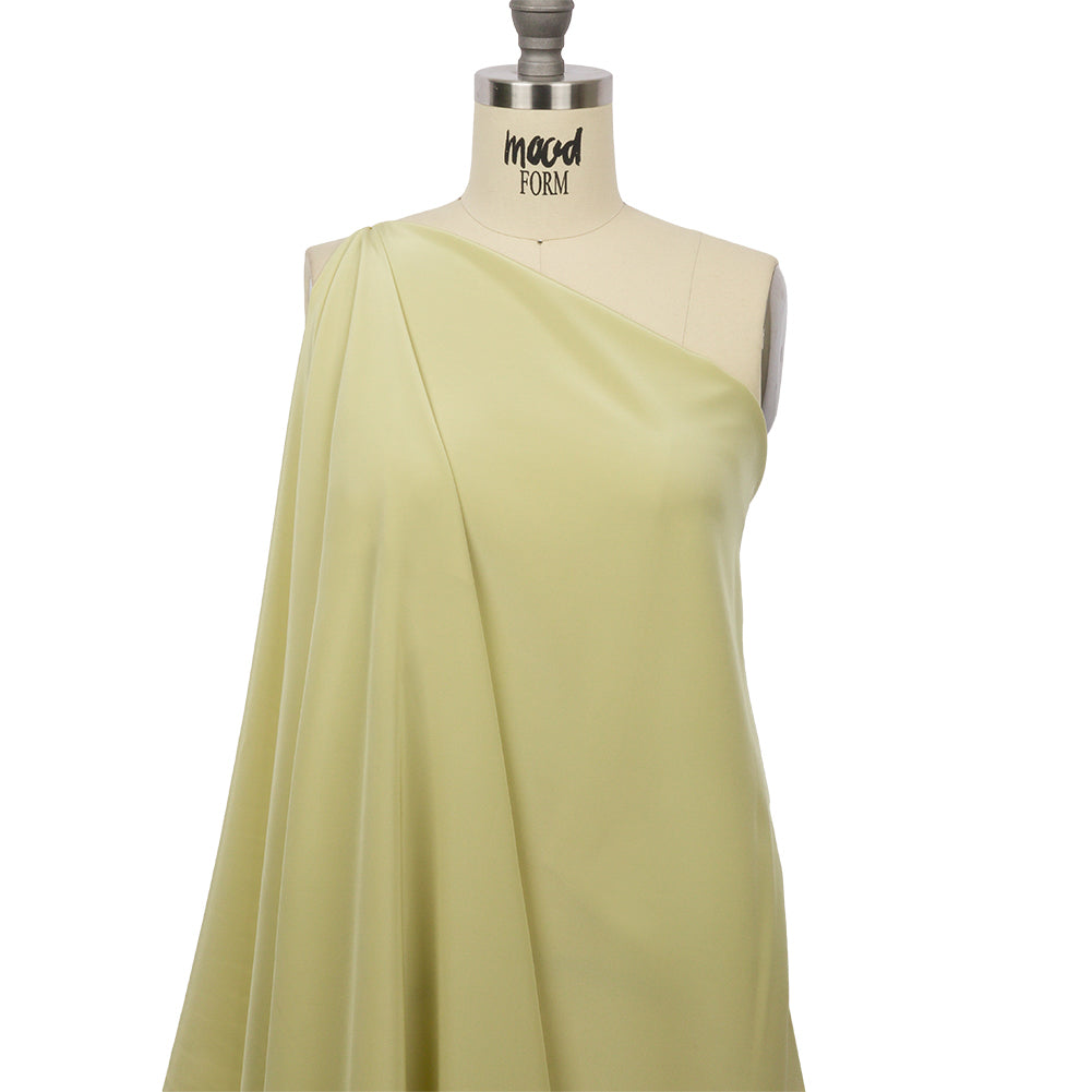 Silk Crepe de Chine - Linden Green - Premium Collection