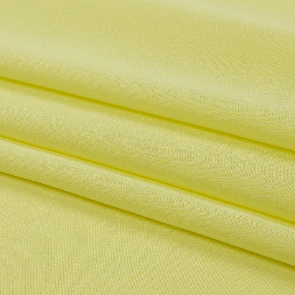 Silk Crepe de Chine - Sunny Lime - Premium Collection