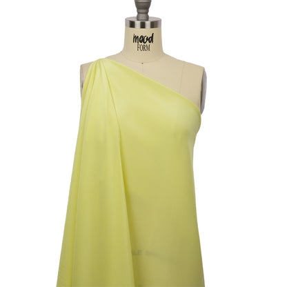 Silk Crepe de Chine - Sunny Lime - Premium Collection