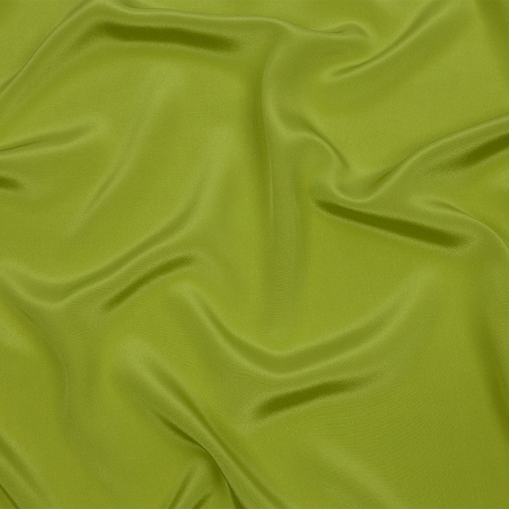 Silk Crepe de Chine - Peridot Green - Premium Collection