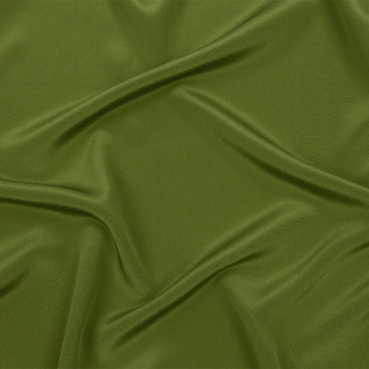 Silk Crepe de Chine - Pesto Green - Premium Collection