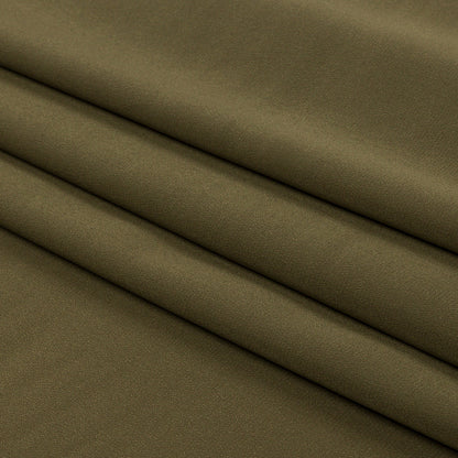 Silk Crepe de Chine - Olive Green - Premium Collection