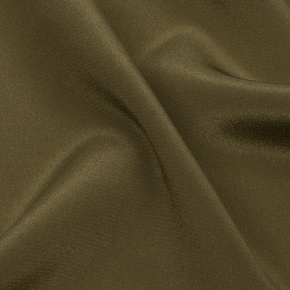 Silk Crepe de Chine - Olive Green - Premium Collection