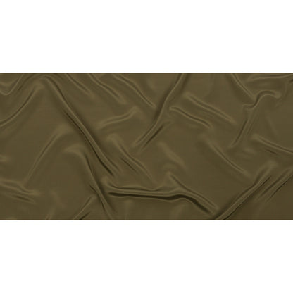 Silk Crepe de Chine - Olive Green - Premium Collection