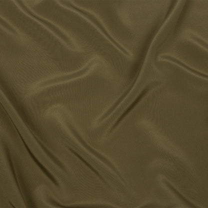 Silk Crepe de Chine - Olive Green - Premium Collection
