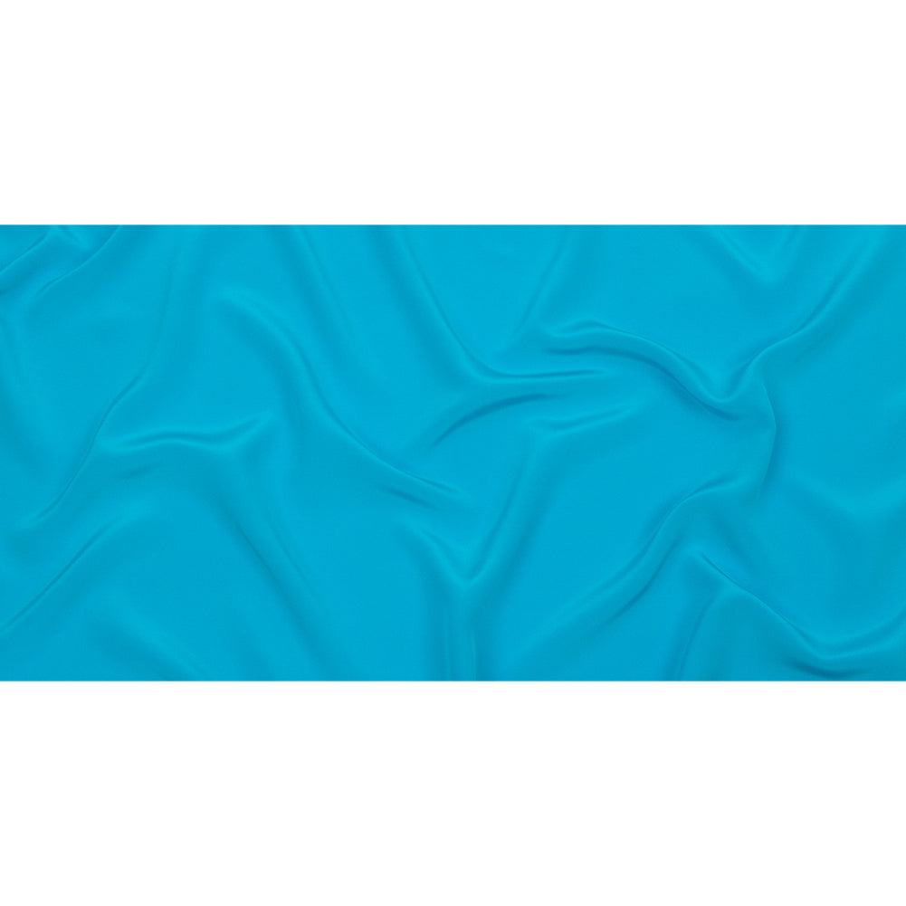 Silk Crepe de Chine - Horizon Blue - Premium Collection