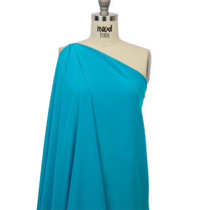 Silk Crepe de Chine - Horizon Blue - Premium Collection