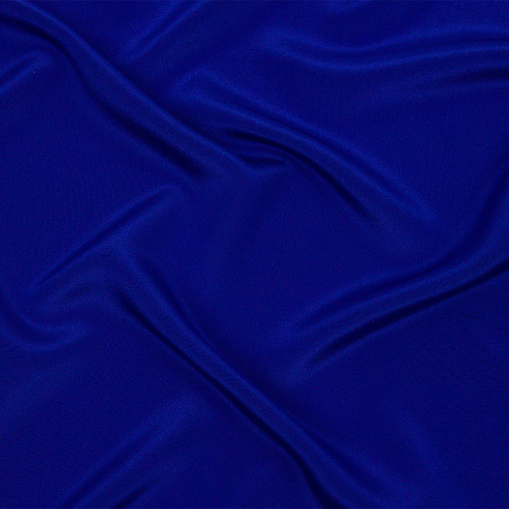 Silk Crepe de Chine - Mazarine Blue - Premium Collection