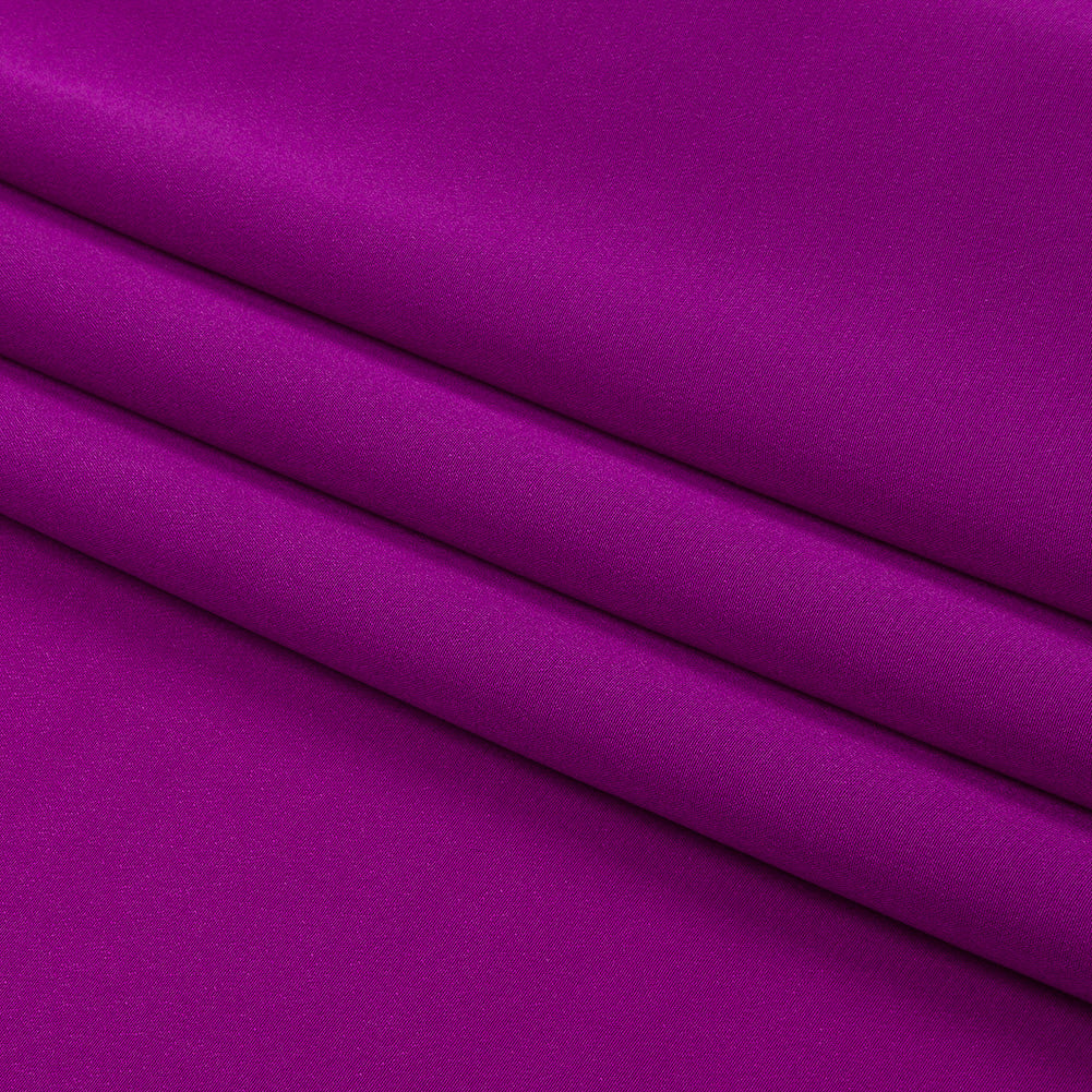 Silk Crepe de Chine - Sparkling Purple - Premium Collection