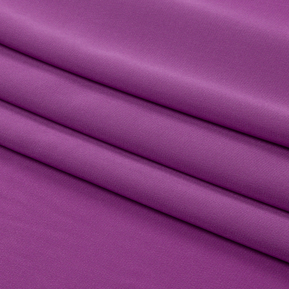 Silk Crepe de Chine - Bright Purple - Premium Collection