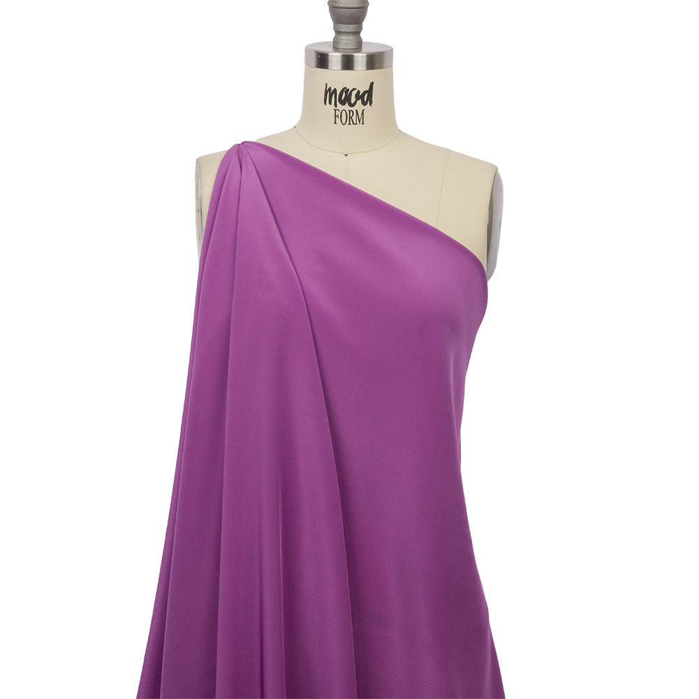 Silk Crepe de Chine - Bright Purple - Premium Collection