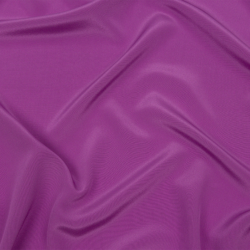 Silk Crepe de Chine - Bright Purple - Premium Collection