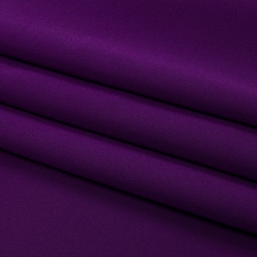 Crepé de China de seda - Púrpura Majestad - Colección Premium