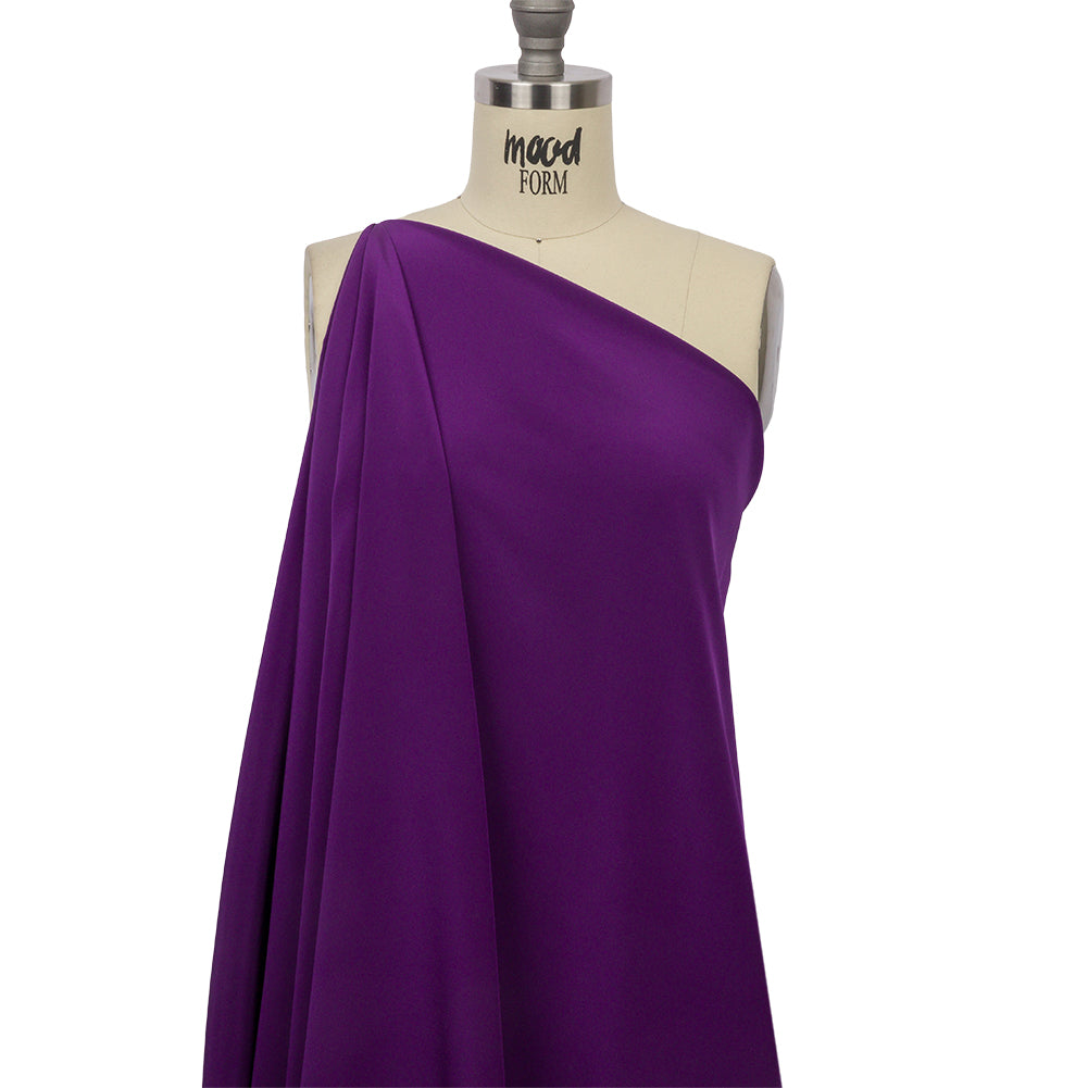 Crepé de China de seda - Púrpura Majestad - Colección Premium