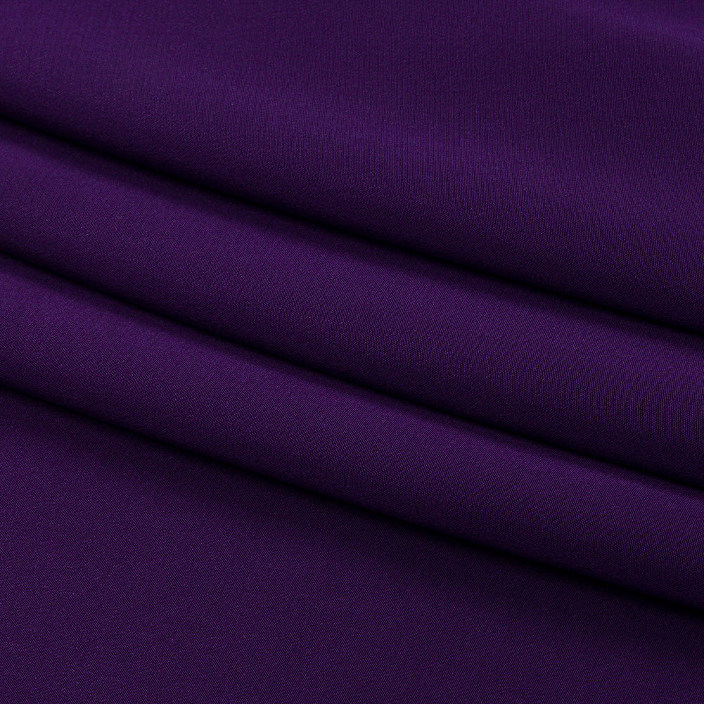 Crepé de China de seda - Uva - Colección Premium