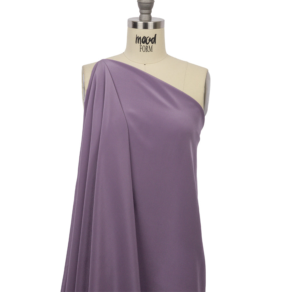 Silk Crepe de Chine - Dusk Mauve - Premium Collection