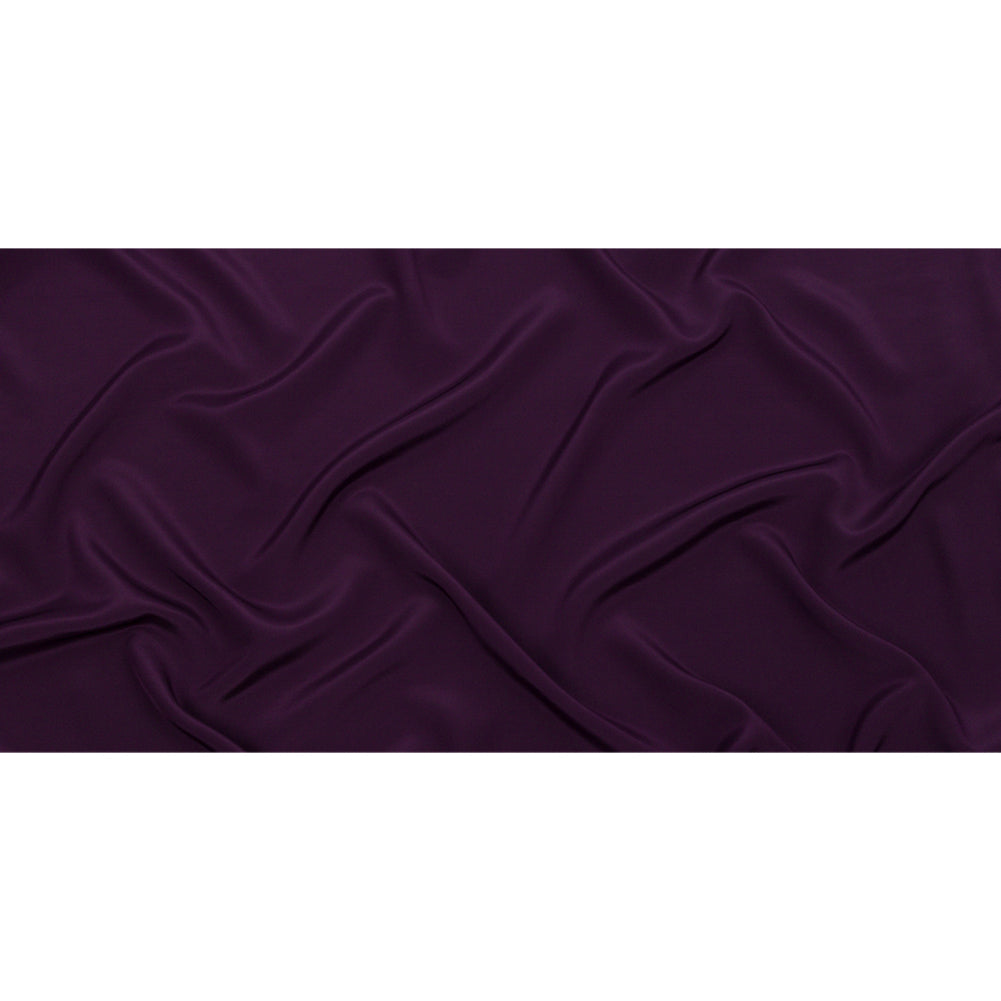 Silk Crepe de Chine - Blackberry - Premium Collection