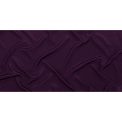 Silk Crepe de Chine - Blackberry - Premium Collection