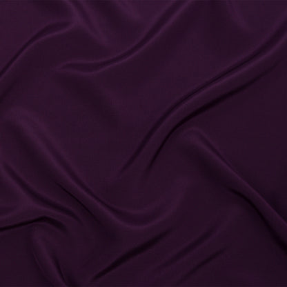 Silk Crepe de Chine - Blackberry - Premium Collection