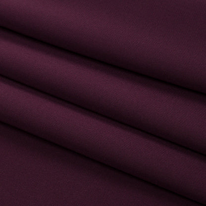 Silk Crepe de Chine - Eggplant - Premium Collection