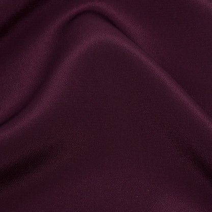 Silk Crepe de Chine - Eggplant - Premium Collection