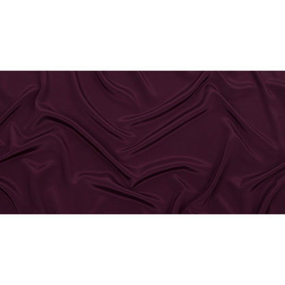 Silk Crepe de Chine - Eggplant - Premium Collection