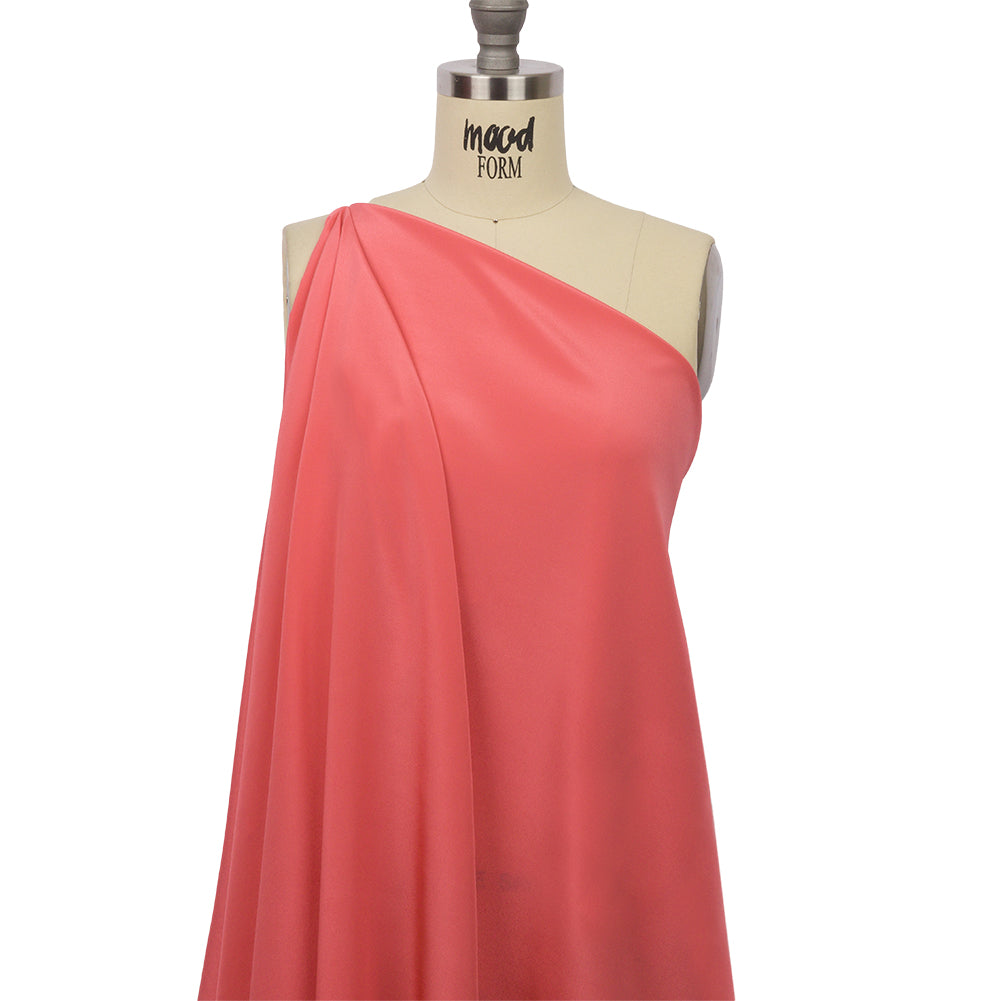 Silk Crepe de Chine - Salmon - Premium Collection