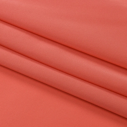 Silk Crepe de Chine - Coral - Premium Collection