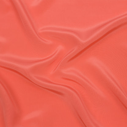 Silk Crepe de Chine - Coral - Premium Collection