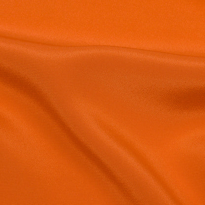 Crepé de China de seda - Naranja quemado - Colección Premium