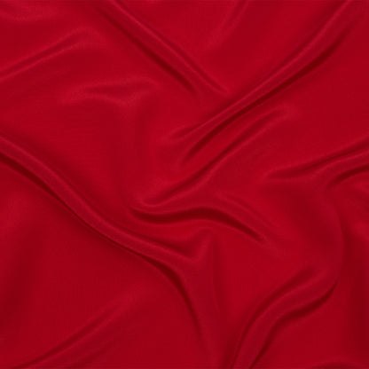 Silk Crepe de Chine - Tango Red - Premium Collection